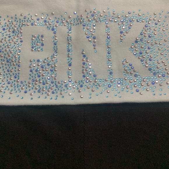 NWOT PINK Bling Yoga Pants Sz L - Picture 4 of 5